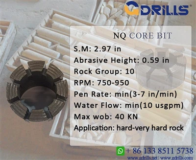 NQ Core Bits Diamond Introduktion